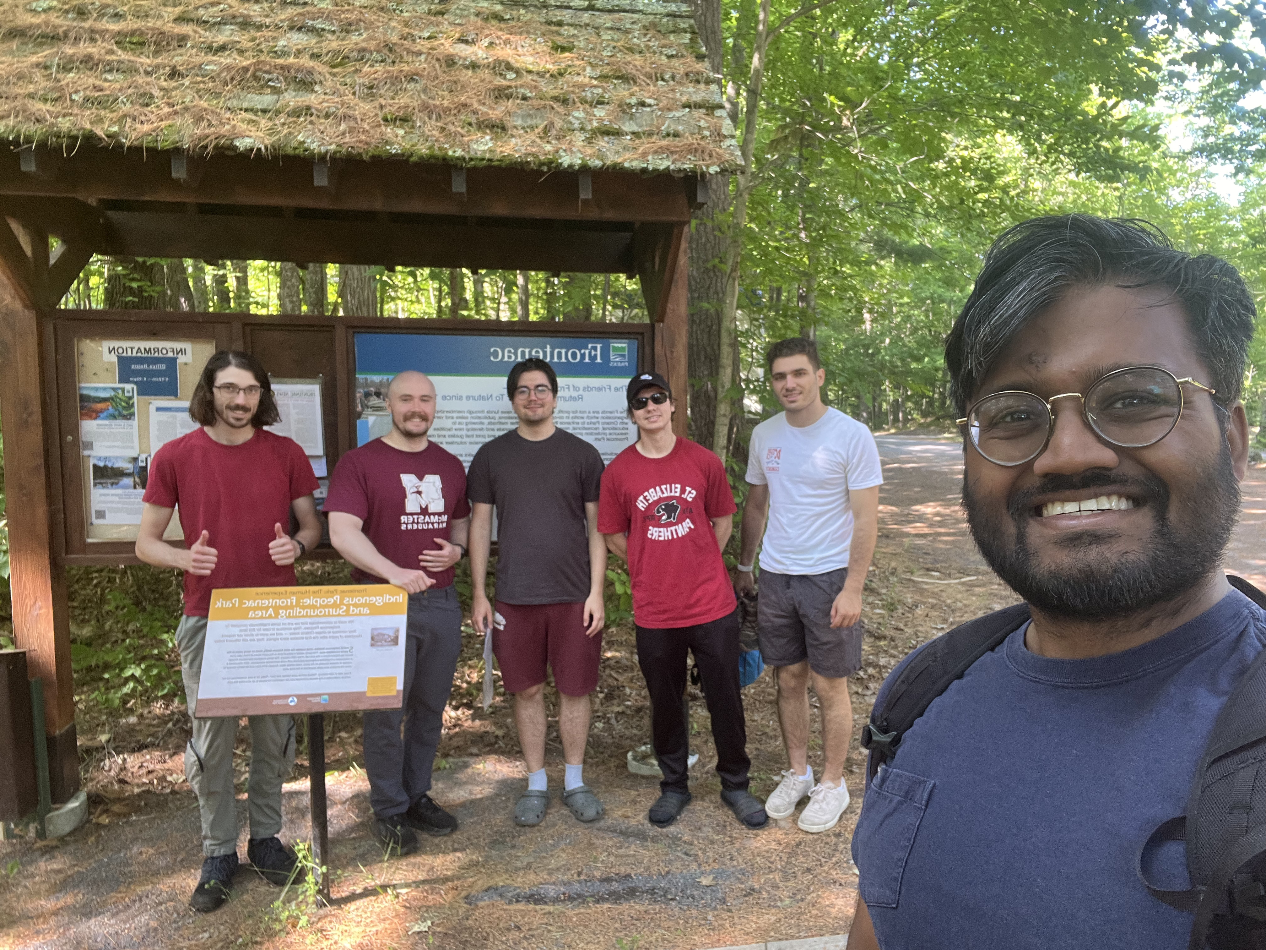A picture of 6 guys