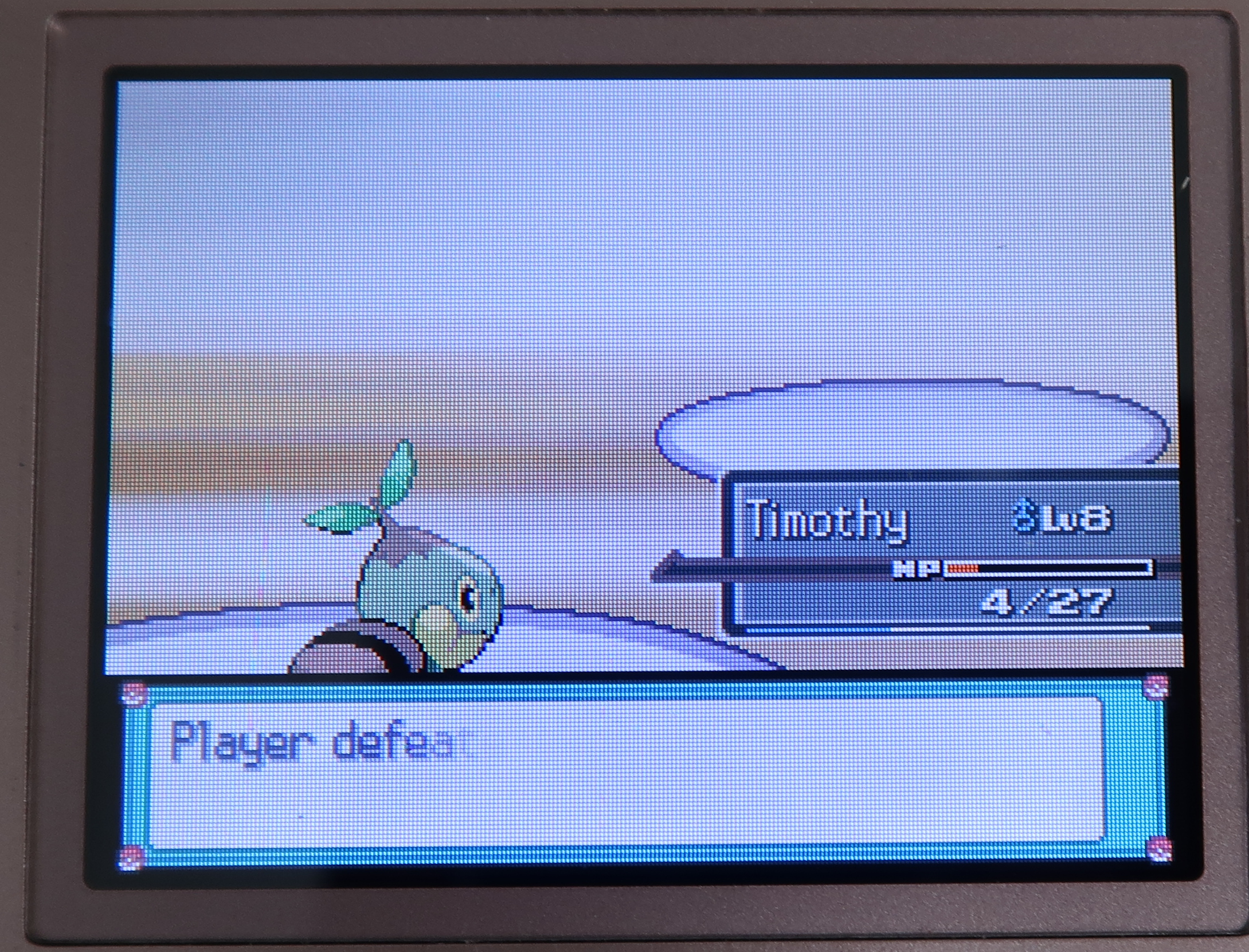 Timothy&rsquo;s health got uncomfortably low